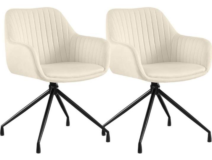 CLP Esszimmerstuhl Novanis (2er Set)