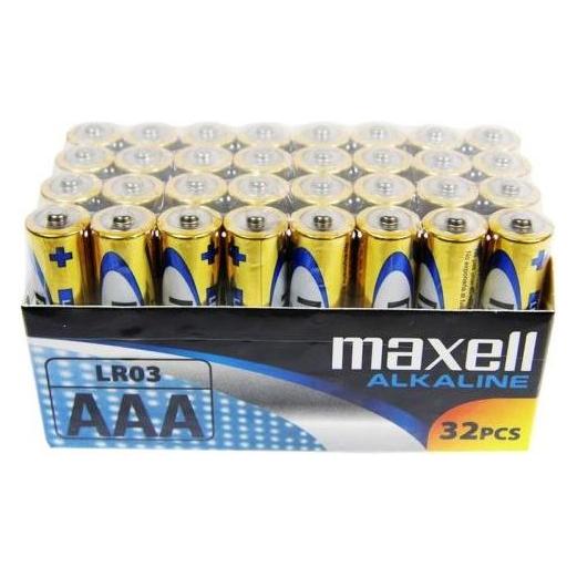 Maxell LR03 Alkali-Mangan-Batterie AAA (32 Stücke) (16 Stück) (32 Stk., AAA) (PERELMMAXELL18721S)