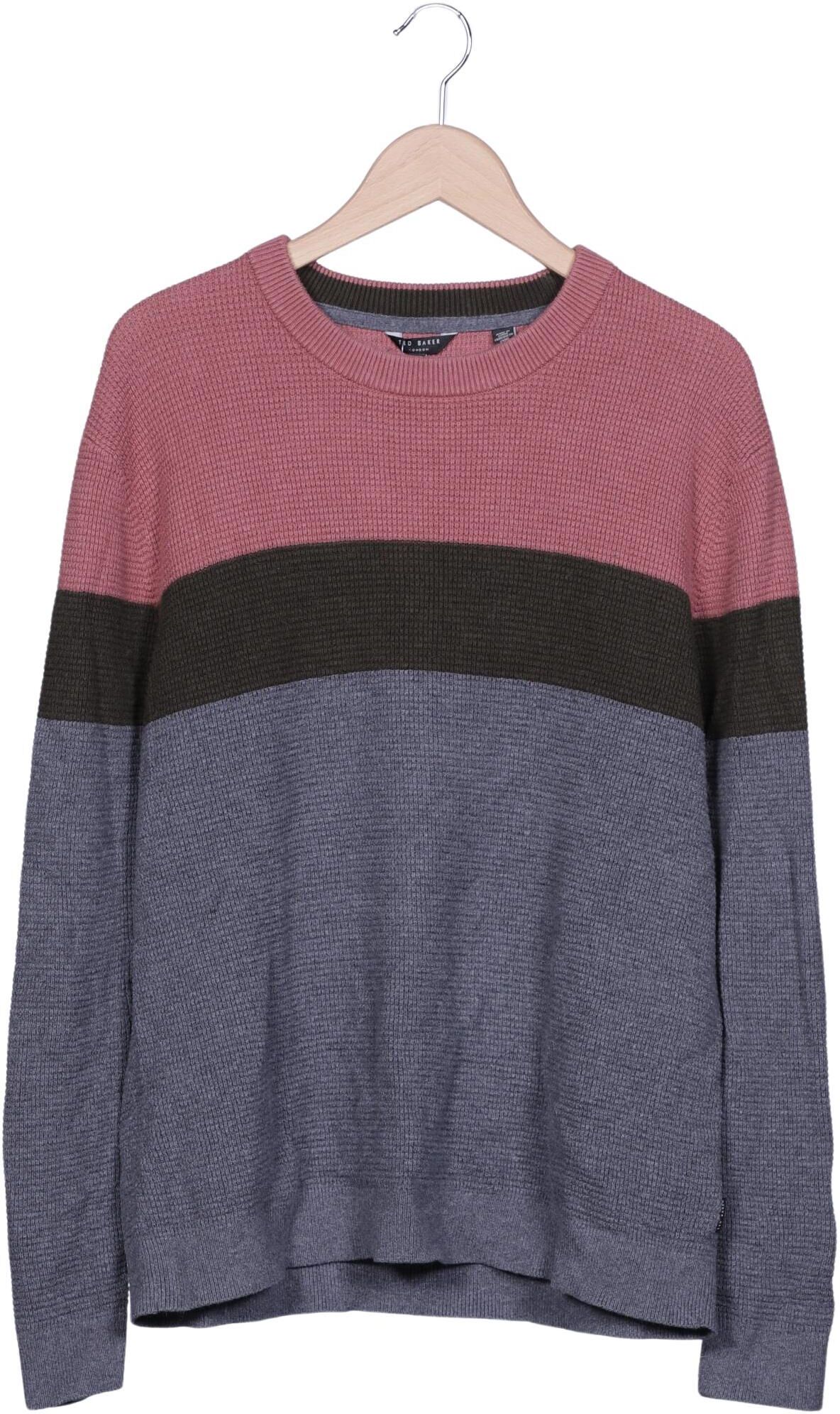 TED Baker Herren Pullover, Mehrfarbig, Gr. XXL (Ted Baker 6), Synthetik / Wolle / Baumwolle - Second Hand