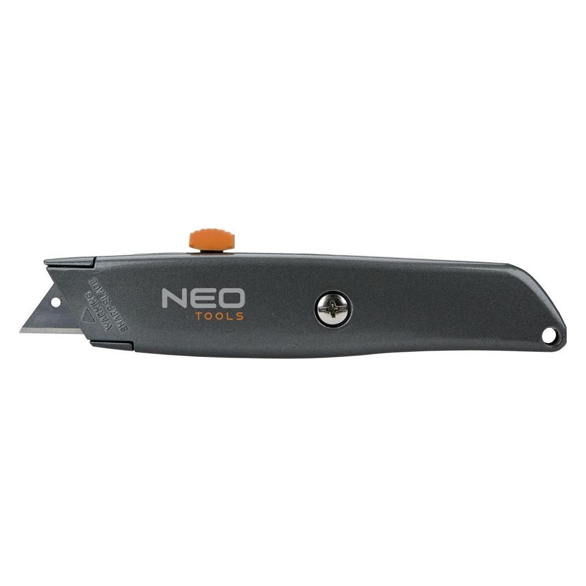 Neo Messer mit trapezförmigem Klingenkörper aus Metall (63-702) (TOP-63-702)