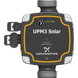 Umwälzpumpe Grundfos UPM3 15-75, Länge 130mm Solar DN25 (1'') AG, 9 Uhr, PWM