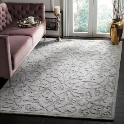 SAFAVIEH Handmade Impressions Nautica Modern Scrolls Wool Rug