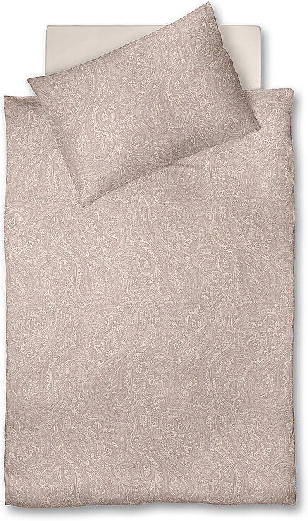 FLEURESSE Flanell Bettwäsche 70x90cm/140x200cm LECH JACQUARD Rose rosa EG