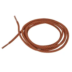 Schnürsenkel "ROUND DOTTED LACE THERMO" - 140 cm - orange/schwarz