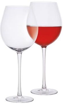 Mikasa Set of 2 Lavish Oversized Wine Glasses, 4 Quarts