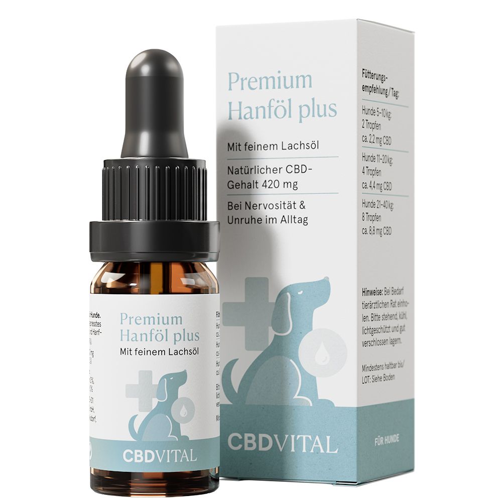CBD Vital Hanföl Tropfen f.Hunde 10 ml