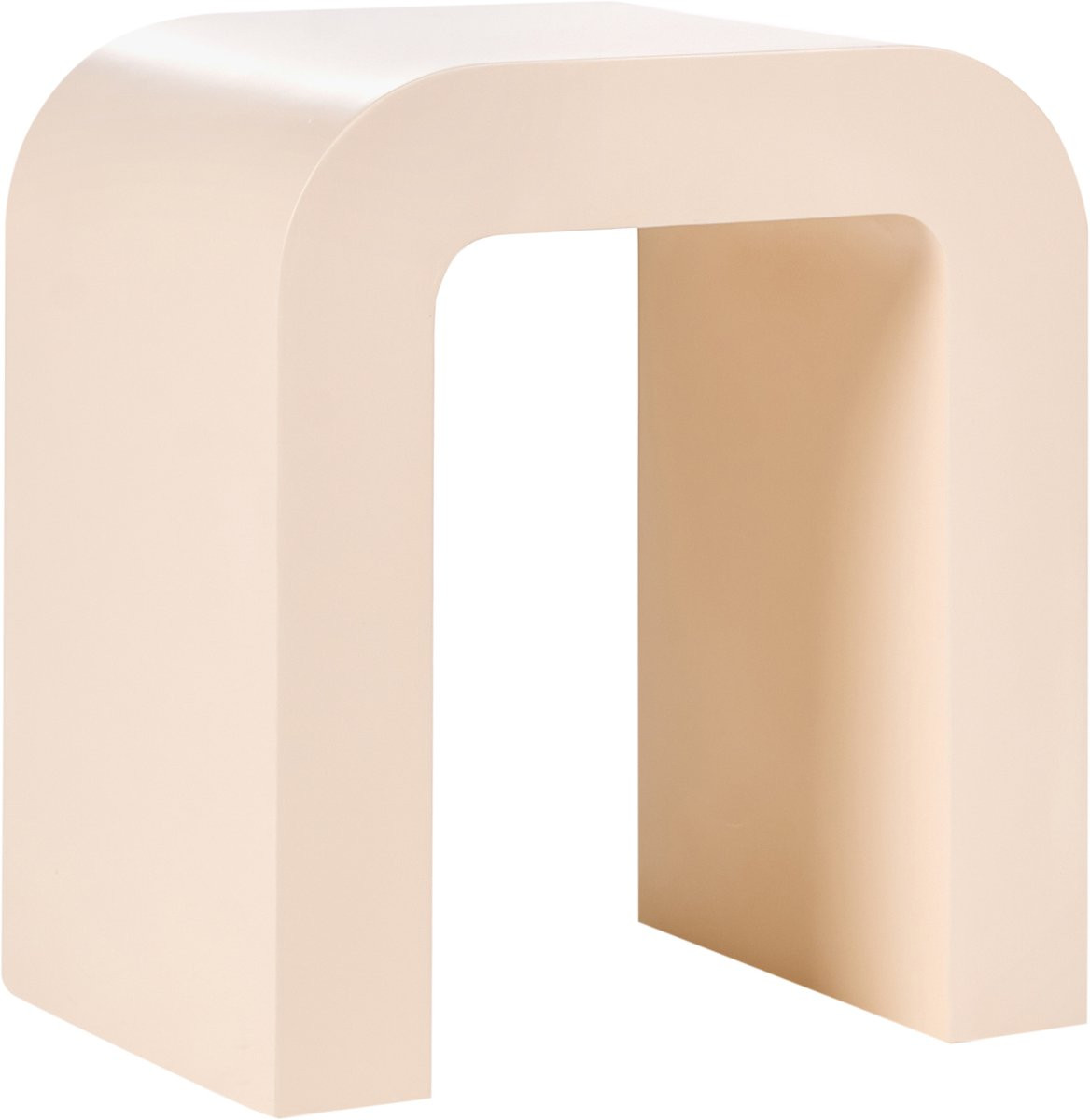 Beliani Bijzettafel Enid - Lichtbeige - MDF