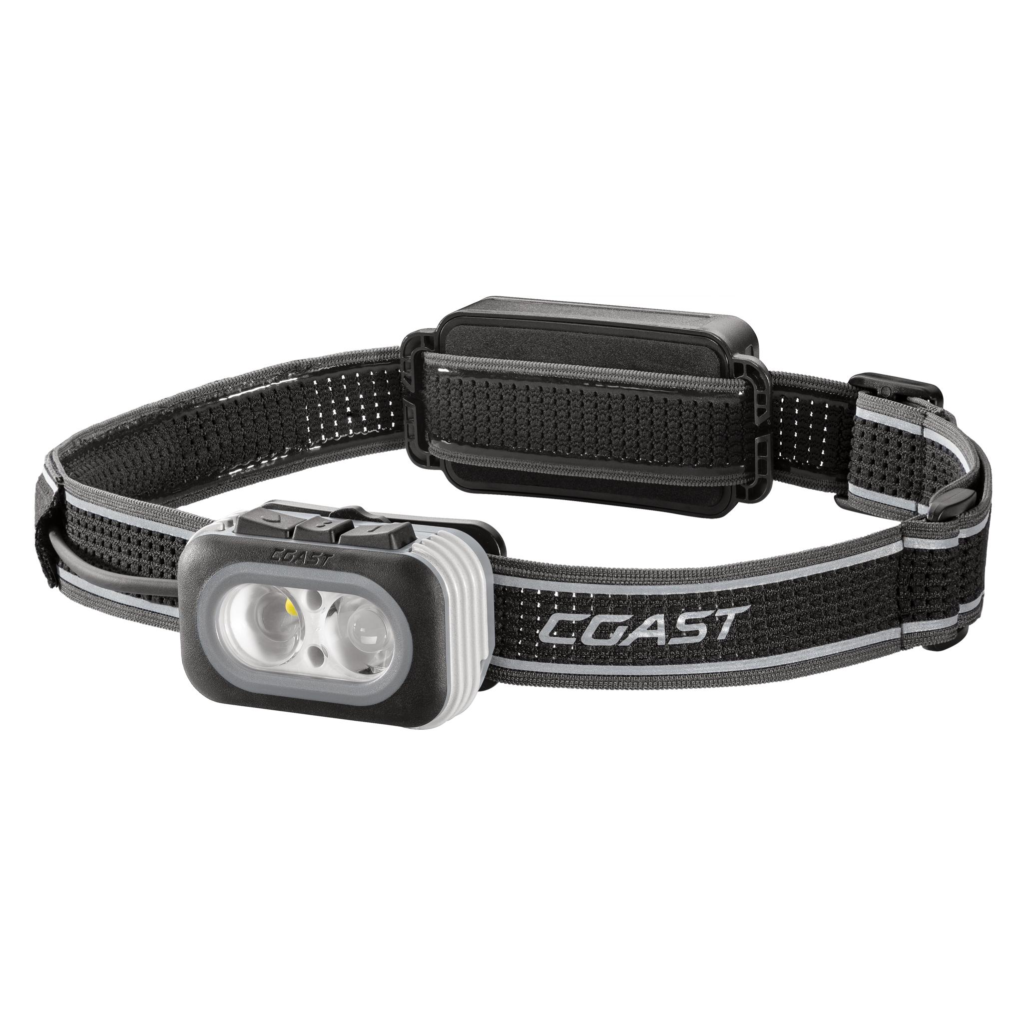 Coast RL20R Wiederaufladbare Stirnlampe mit stapelbarem Batteriesystem (1000 lm) (COAST)