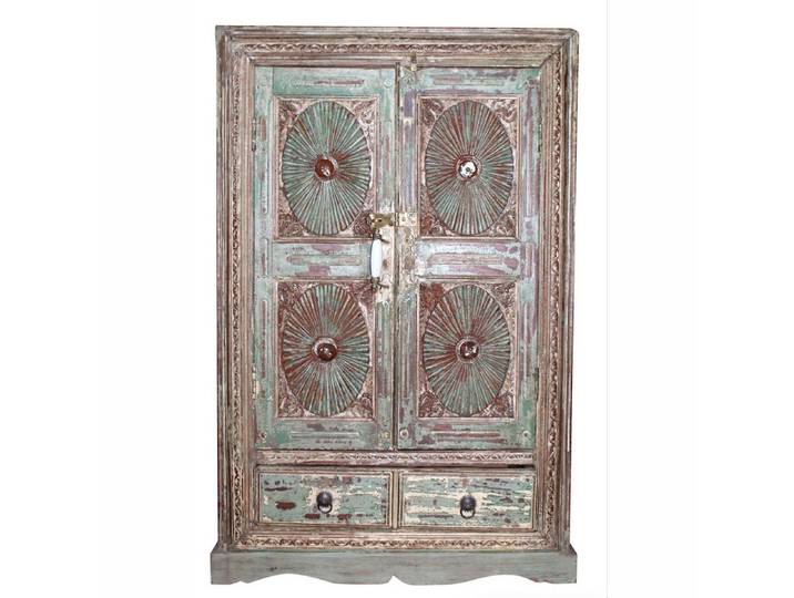 Luxury-Park-Direct Kommode Indien Schrank Pastell Grün Antik.Luxury Park