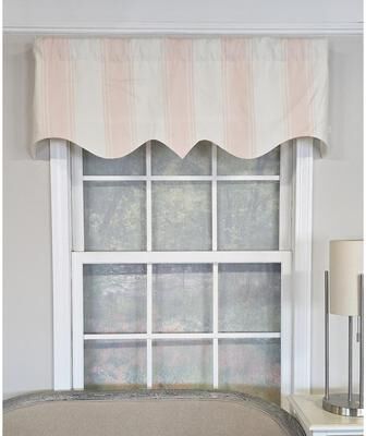RLF Home Faded Stripe Regal Valance