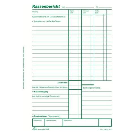 Rnk Kassenbuchsblock A5 (3146)