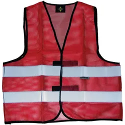 Korntex Unisex Mesh Vest Thessaloniki Warnschutz-Weste KXQ red 5XL