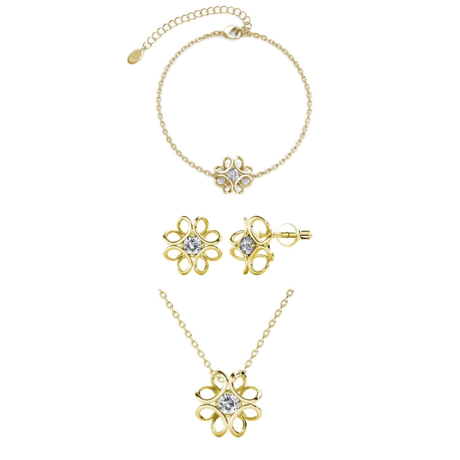 Narzissenparuren - Gold und Kristall