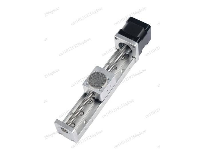 Mini glissière à vis trapézoïdale HMS30T, module de glissière linéaire compact pour levage et déplacement CNC