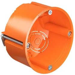 KAISER 9063-02 Hohlwand Gerätedose, O-range®, mit Geräteschrauben, Tiefe 48 mm 906302