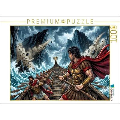 CALVENDO Puzzle Die Symplegaden durch die tödlichen Felsen hindurch | 1000 Teile Lege-Größe 64x48cm Foto-Puzzle für glückliche Stunden, von , Calvendo