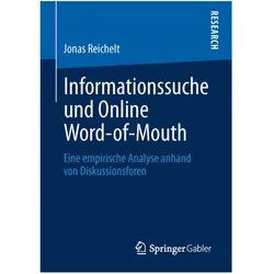 Informationssuche und Online Word-of-Mouth, Fachbücher von Jonas Reichelt