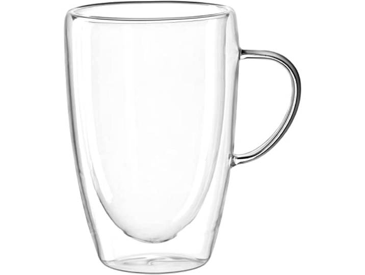 LEONARDO HOME Doppelwandtasse DUO 4er-Set 400 ml, 053063, Glas, 400 milliliters