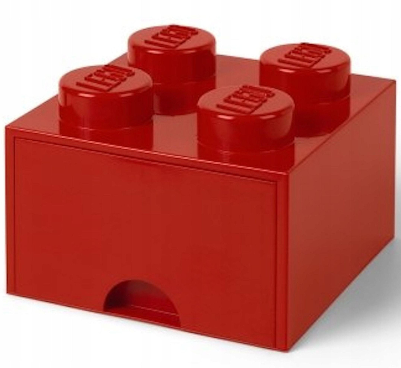 LEGO Brick Drawer 4 Opbergbox voor bouwstenen, 1 lade, rood