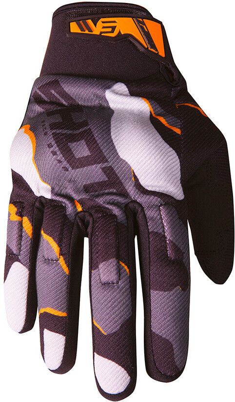 Guanti moto Cross Enduro Shot Camo Arancione taglia 8