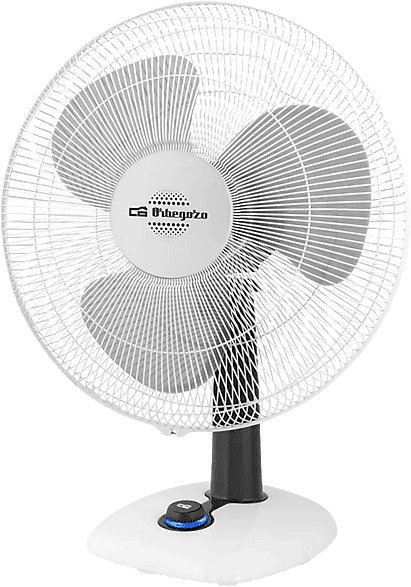 Ventilador de sobremesa - Orbegozo TF 0133 Potencia 40W, 3 Velocidades, Función oscilación