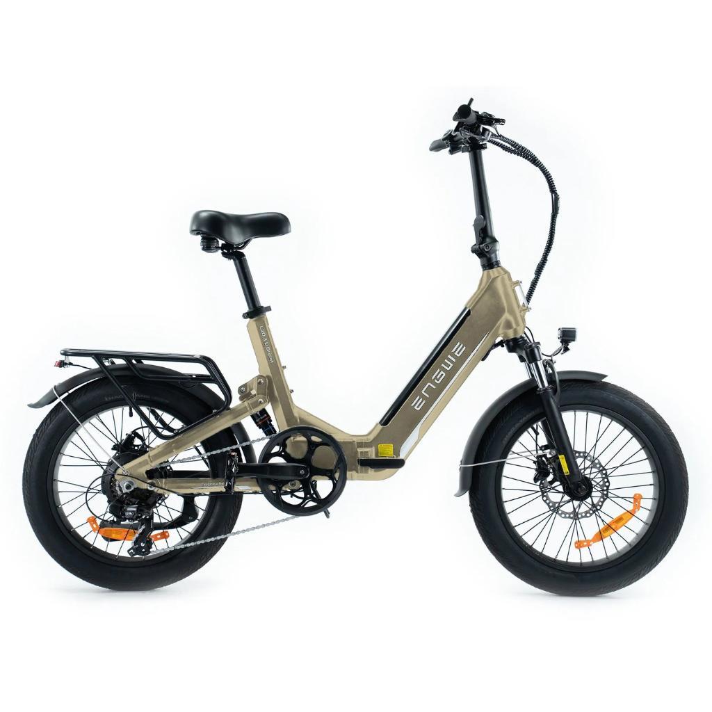ENGWE L20 3.0 Boost Elektrisches Klapfahrrad - E-Bike - 20 Zoll - 250W Motor - 7 Gänge - 135 km Reichweite - Hydraulische Scheibenbremsen - Champagner