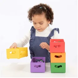 TickiT Wooden Sorting Fruit & Vegetable Crates