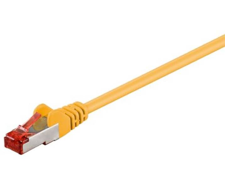 Microconnect SSTP CAT6 0.5M netwerkkabel 0,5m geel