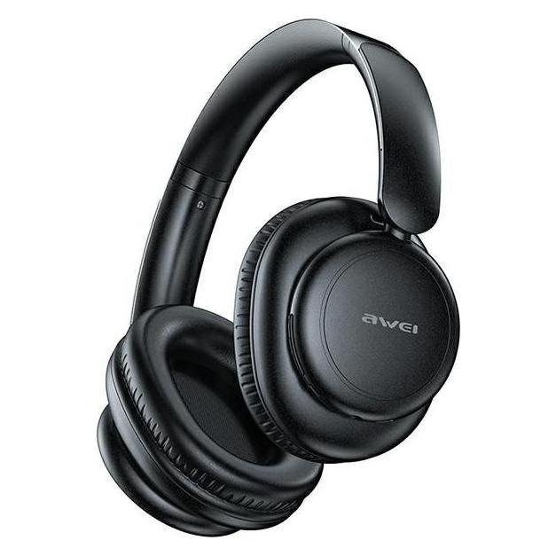 Awei słuchawki nauszne A996 Pro ANC Bluetooth czarny/black (ANC, 16 h, Kabellos) (A996 Pro)