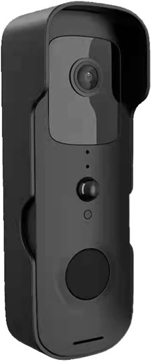 Slimme Videodeurbel WiFi Intercom met 1080P Opname en Tweeweg Audio - Zwart
