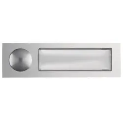 Elcom Ruftaster hinterleuchtbar EB alu AV3 EB alu