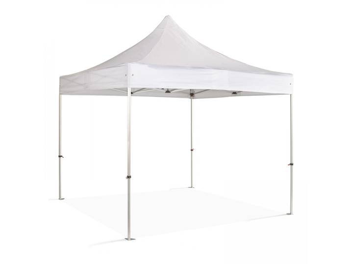 Oviala - Tonnelle pliante en aluminium 4x4m 300g/m² 40mm