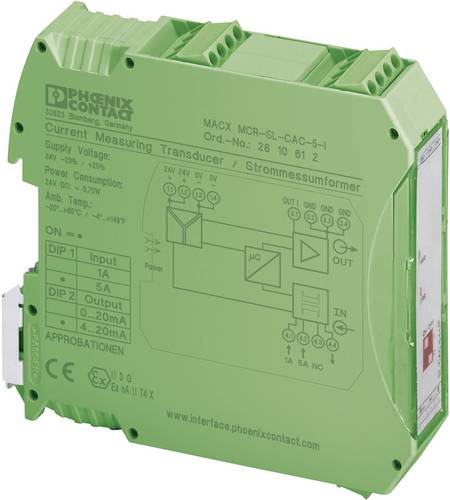 Phoenix Contact MACX MCR-SL-CAC- 5-I Strommessumformer für 1 & 5A