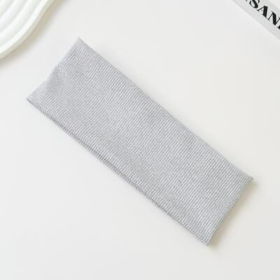 DynamicDeals FlexFit Wide Sports Headband For Women Yoga Headband & Sweat Absorbing Headband light Gray