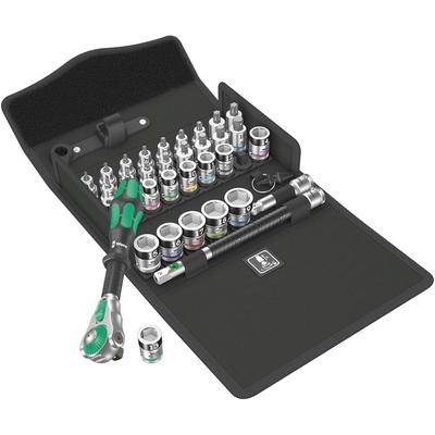 WERA Steckschlüssel-Satz, 35tlg, 9,525mm (3/8"), Kunststoffbox, 05003536001