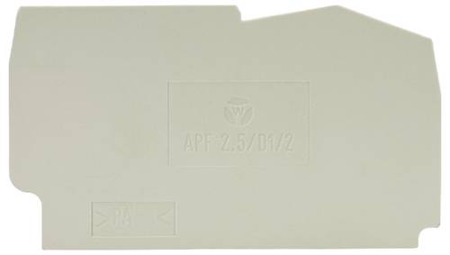 Wieland Electric 07.312.2353.0 Abschlussplatte Grau 10St.