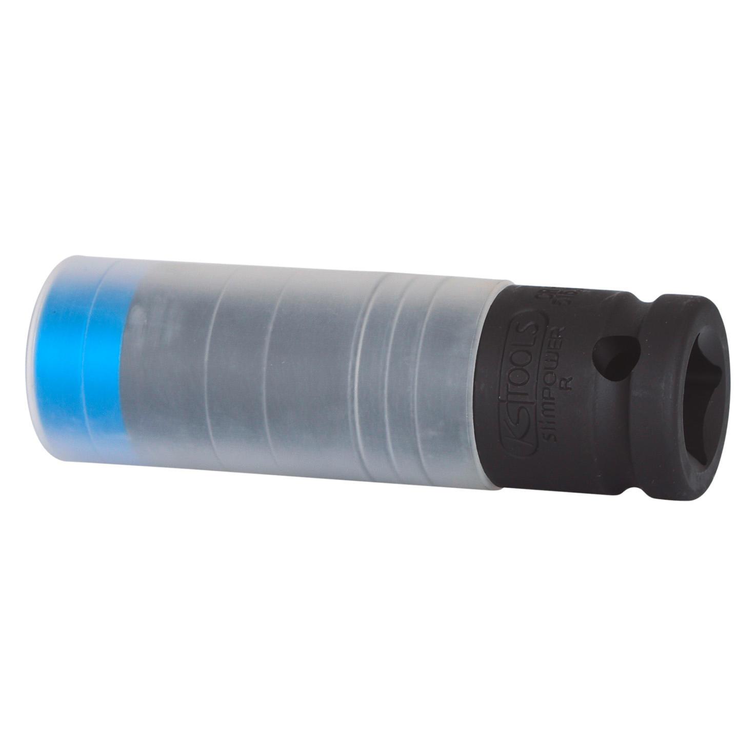 KS Tools Werkzeuge-Maschinen GmbH SlimPOWER 1/2""Impact-Stecknuss, 17mm, auf Hänger (515.0992-E)