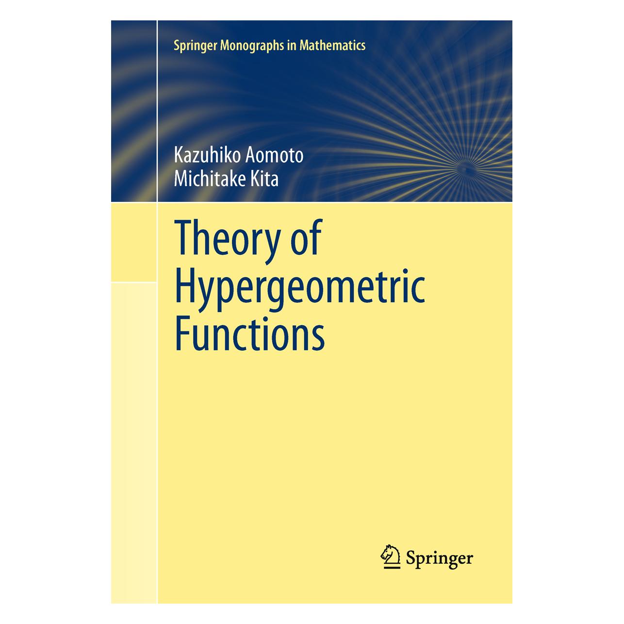 Springer Theory of Hypergeometric Functions (Englisch, Softcover, Michitake Kita) (15917964)