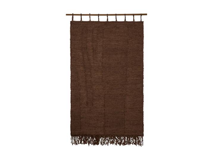 Ferm Living Décoration murale Harvest 100x165 cm Chocolat noir