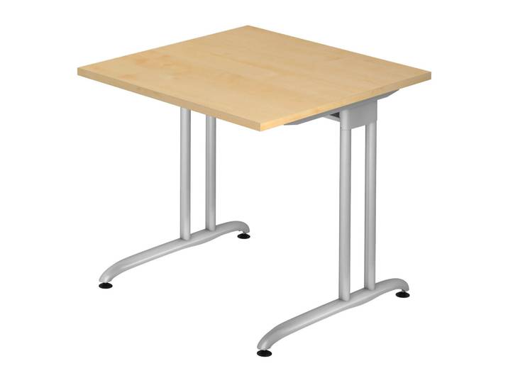 BELA 8 S Schreibtisch 80 x 80 Ahorn