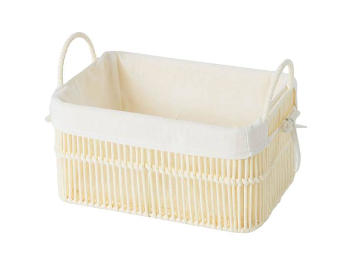 Korb Julie beige B 32 T 22 H 16cm - Material: Polyester - Korb