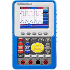 PeakTech Oszilloskop P 1205, 2 Kanäle, mit USB, 100 MSa/s, Handoszilloskop, mit Software & 3,8 Zoll TFT-Display, 30 MHz