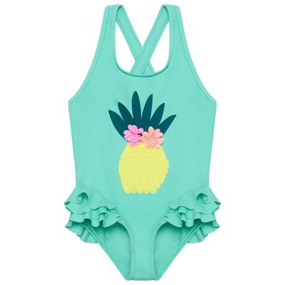 Color Kids - Kid's Swimsuit with Application - Badeanzug Gr 86 türkis