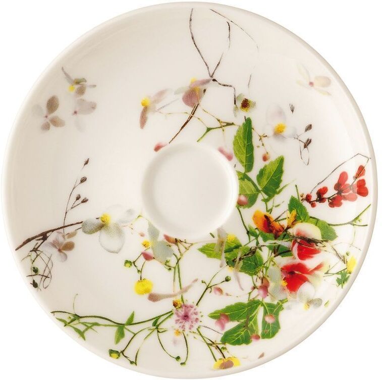 Rosenthal Piattino Espresso Coupe Fleurs Sauvages Brillance