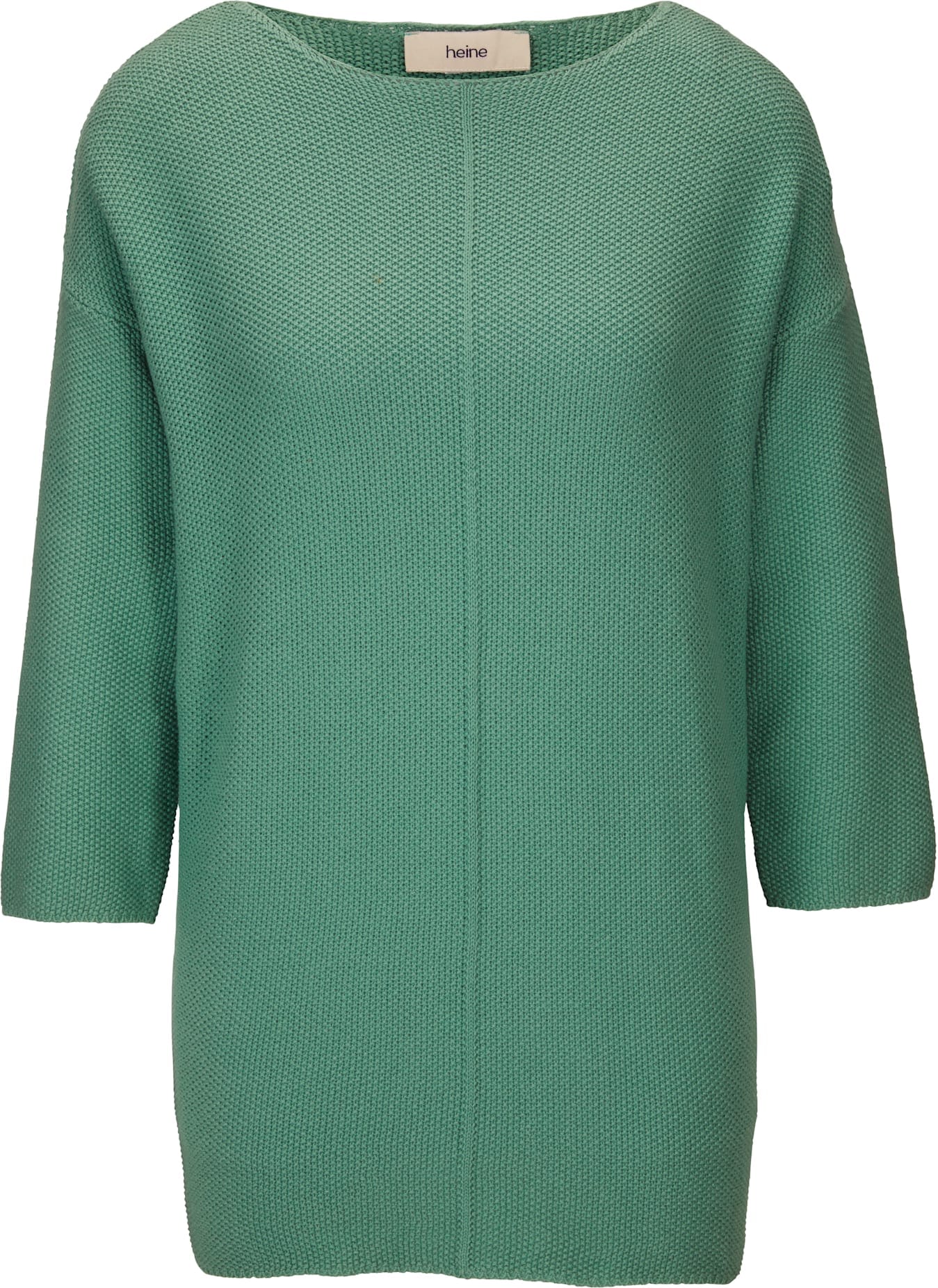 Strickpullover HEINE "Oversized Pullover", Damen, Gr. 34, grün (lindgrün), 100% Baumwolle, unifarben, Pullover Strickpullover lindgrün 34