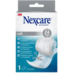 Nexcare® Soft Touch Universal Pflaster 8 cm x 1 m, weiß