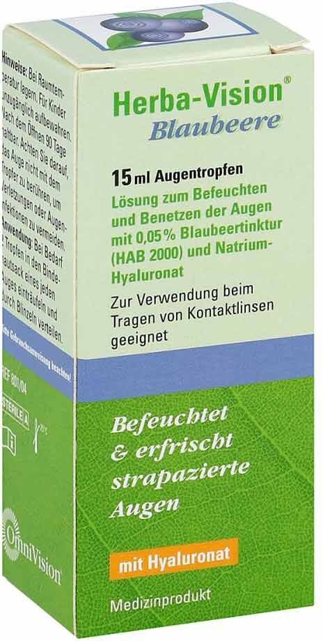 Herba-vision Blaubeere Augentropfen