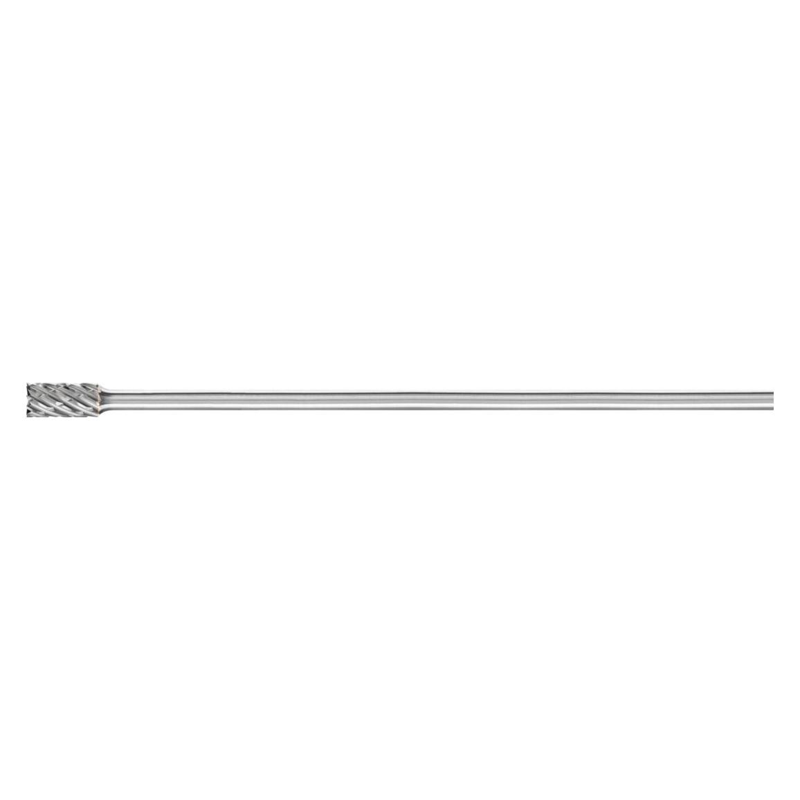 Pferd Hartmetall Hochleistungsfrässtift STEEL Zylinder ZYAS stirnverzahnt Ø 10x20mm Schaft-Ø 6x150m (ZYAS 1020/6 STEEL SL 150)