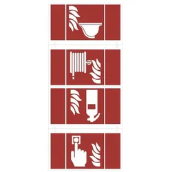Rp-Group, Zubehör Gebäudesicherheit, Piktogramm-Set