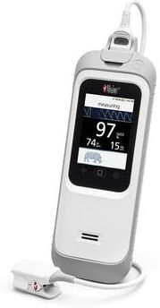 """Masimo Rad-G Rechargeable Handheld Pulse Oximeter with Reusable Sensor for Adults, Pediatrics & Infants - No Alarms"""